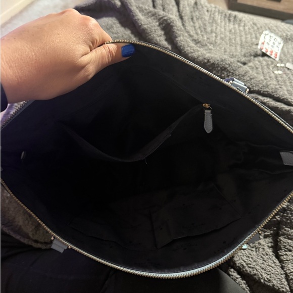 Kate Spade Blue Leather Tote Bag and wallet set - Picture 2 of 4